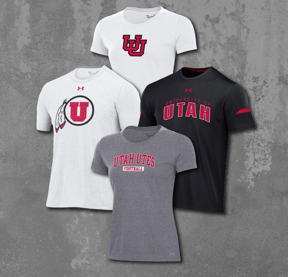 Shop Under Armour T-Shirts Utes T's Athletic Tees