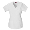 Image for Dickies Youtility Jr. Fit Mock Wrap Womens Scrub Top