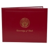 University Seal Red Diploma Cover Image
