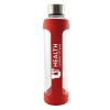 Image for U Health Glass Water Bottle Red