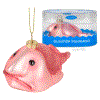 Image for Blobfish Blown Glass Holiday Ornament
