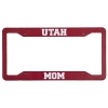 Utah Mom Red License Plate Frame Image