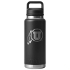 Yeti Rambler® 36 Oz Black Utah Water Bottle Image