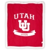 Cover Image for Utah Utes Athletic Logo Grey Sweatshirt Blanket