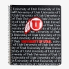 Cover Image for 4-Subject University of Utah College-Ruled Notebook